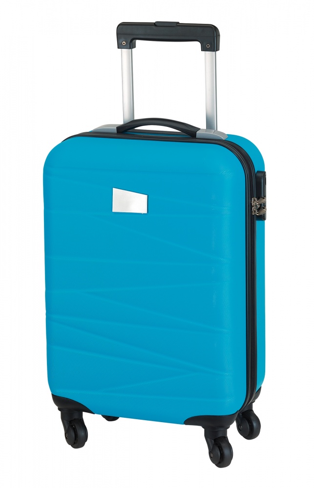 Logo trade promotional giveaways picture of: Trolley-Boardcase Padua, turquoise