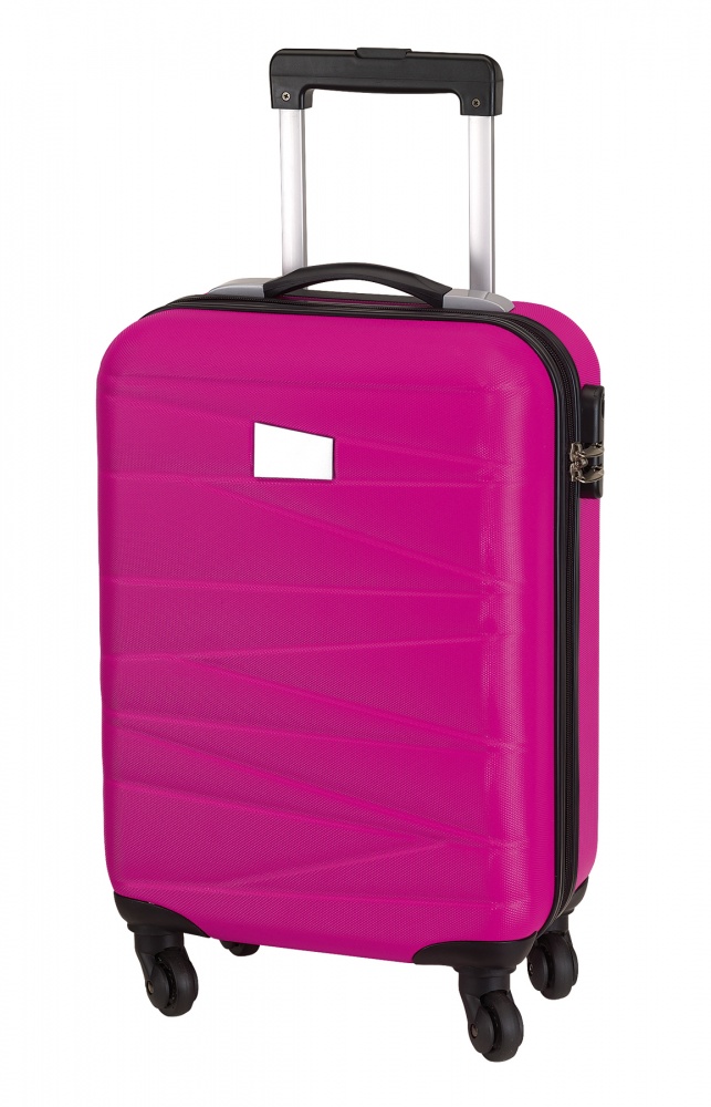 Logotrade promotional gift picture of: Trolley-Boardcase Padua, pink