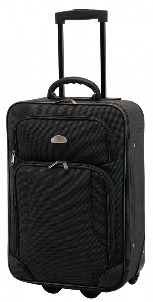 Logo trade promotional merchandise image of: Trolley-boardcase"Galway"1200D, black