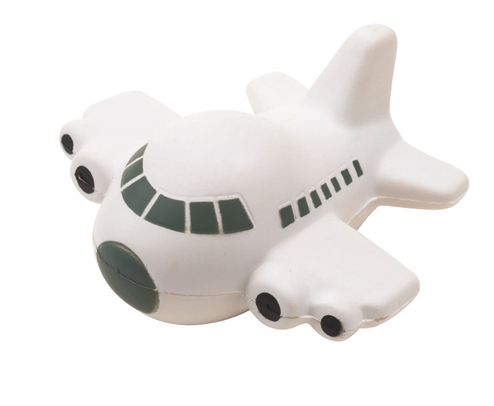 Logotrade advertising product picture of: Anti-stress plane, Take off, white