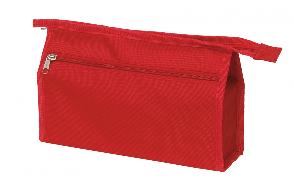 Logo trade corporate gifts image of: Toilet bag, Night&Day, red