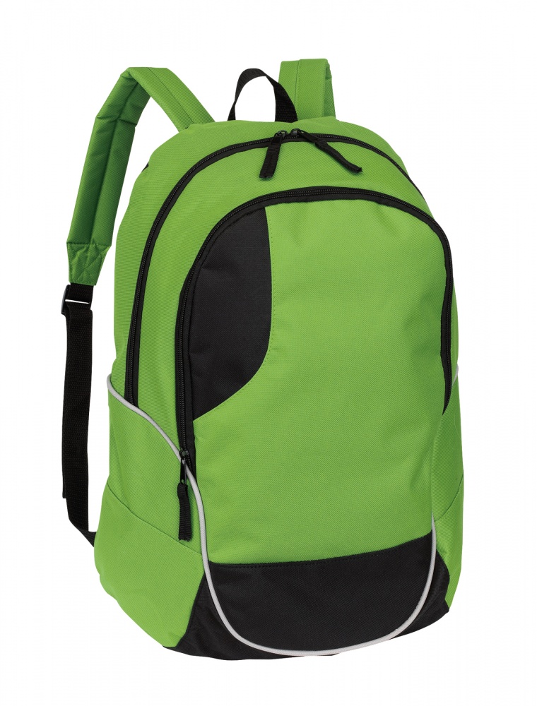 Logotrade promotional gift picture of: Rucksack, Curve, light green