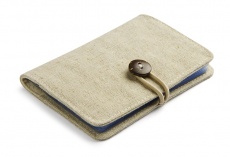 Business card holder LILL, Beige