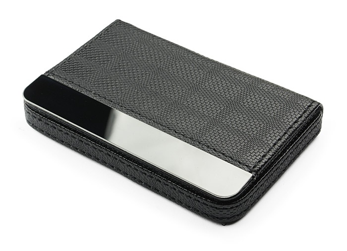 Logotrade promotional items photo of: Business card holder LARISS BLACK, black