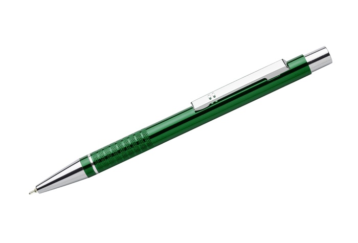 Logo trade promotional products image of: Ballpoint pen Bonito, green