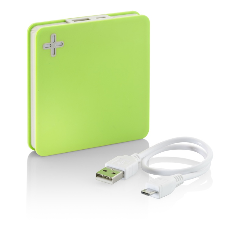 Logotrade promotional giveaways photo of: Power bank MAIS 5200 mAh, Light Green