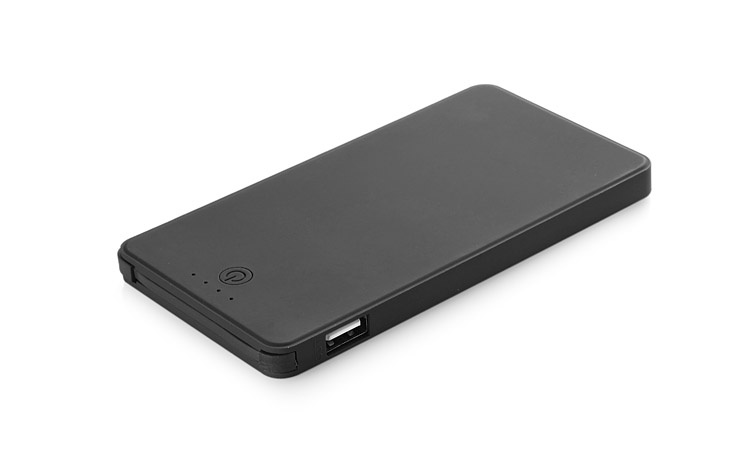 Logo trade advertising product photo of: Power bank VIVID 4000 mAh, Black