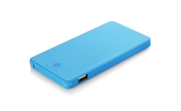 Logotrade promotional products photo of: Power bank VIVID 4000 mAh, Blue