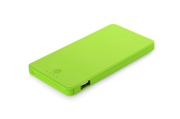 Logotrade promotional items photo of: Power bank VIVID 4000 mAh, Green