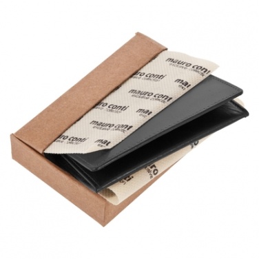 Logo trade business gift photo of: Business card holder, black