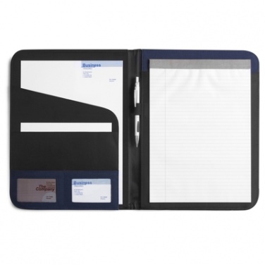 Logo trade promotional products image of: Conference folder with notebook, Blue