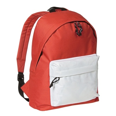 Logotrade promotional item image of: Backpack, Red/White