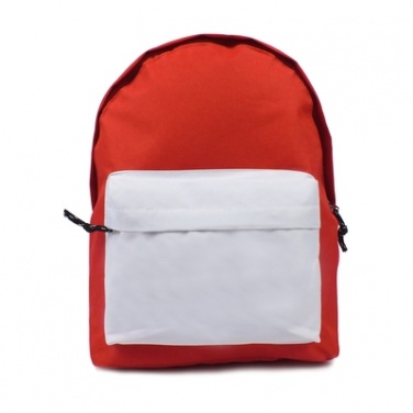 Logo trade promotional product photo of: Backpack, Red/White