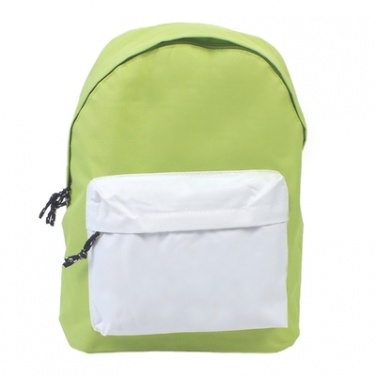 Logotrade promotional gift picture of: Backpack, Green/White