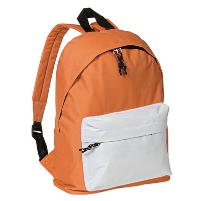 Logo trade promotional item photo of: Backpack, Orange/White