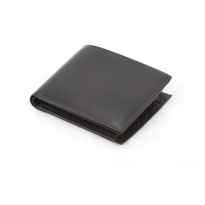 Logotrade advertising product image of: Mauro Conti leather wallet, black