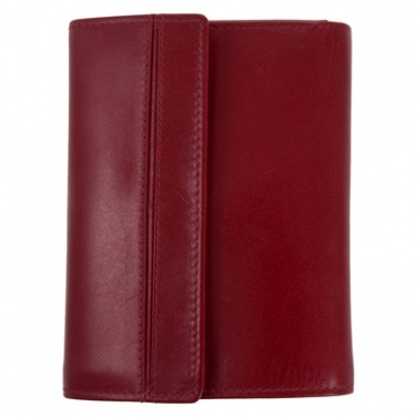 Logo trade promotional item photo of: Mauro Conti leather wallet for women, red