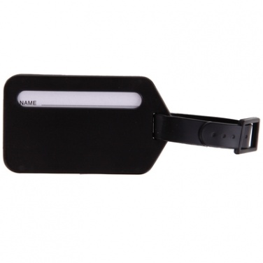 Logotrade promotional gift image of: Luggage tag, Black