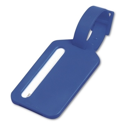 Logotrade promotional giveaways photo of: Luggage tag, Blue