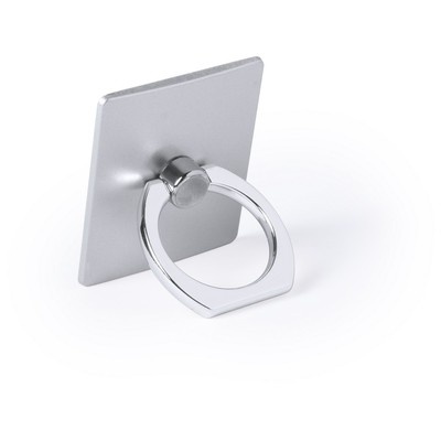 Logo trade promotional giveaways image of: Phone holder, phone stand, silver