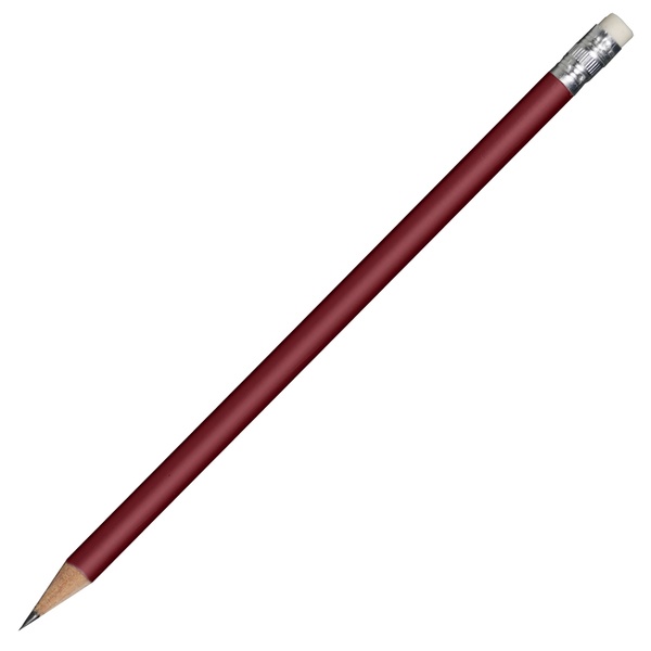 Logotrade promotional item image of: Wooden pencil, red