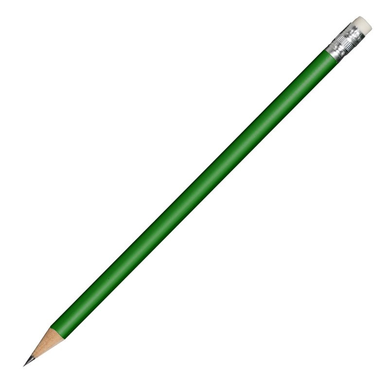 Logotrade promotional giveaway picture of: Wooden pencil, green