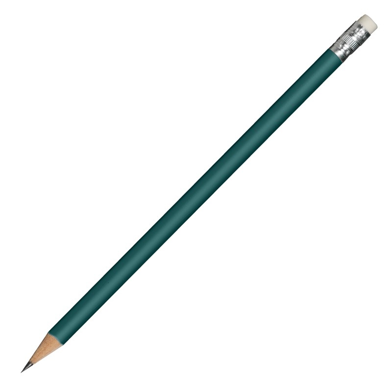 Logotrade promotional giveaway picture of: Wooden pencil, dark green