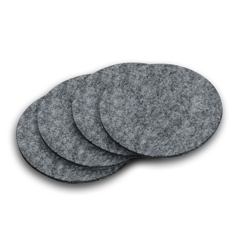 Logotrade advertising product picture of: Eco-Sense felt coaster set, grey