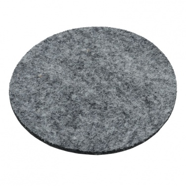 Logo trade advertising product photo of: Eco-Sense felt coaster set, grey