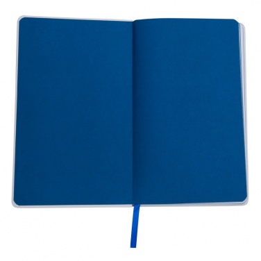 Logo trade promotional giveaways picture of: Plain notepad, @ 130x210/80p, blue/white