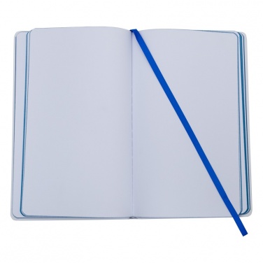 Logo trade promotional merchandise photo of: Plain notepad, @ 130x210/80p, blue/white