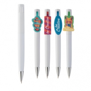 Logo trade promotional items picture of: Creaclip ballpoint pen custom made