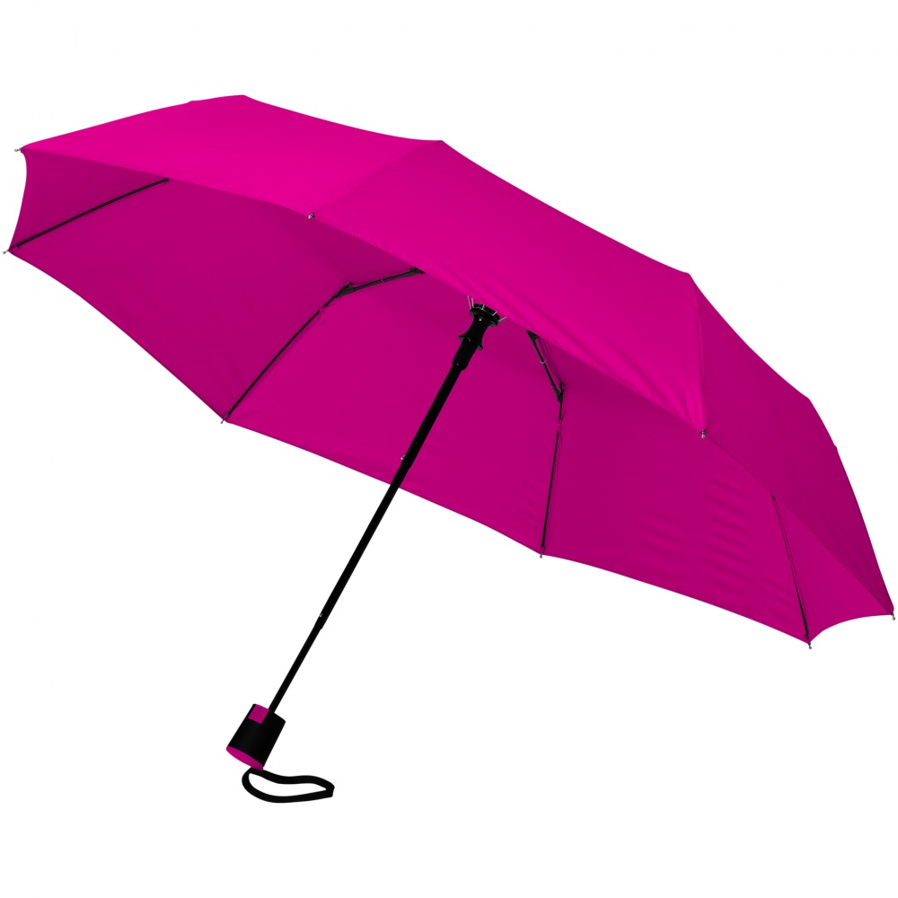 Logotrade promotional merchandise image of: 21" Wali 3-section auto open umbrella, pink