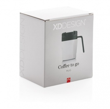 Logo trade business gift photo of: Coffee to go mug, white