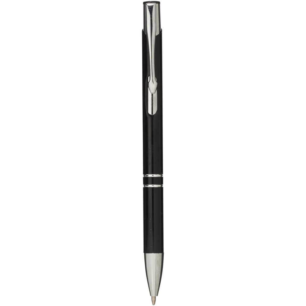 Logo trade corporate gifts image of: Moneta Ballpoint Pen, Black