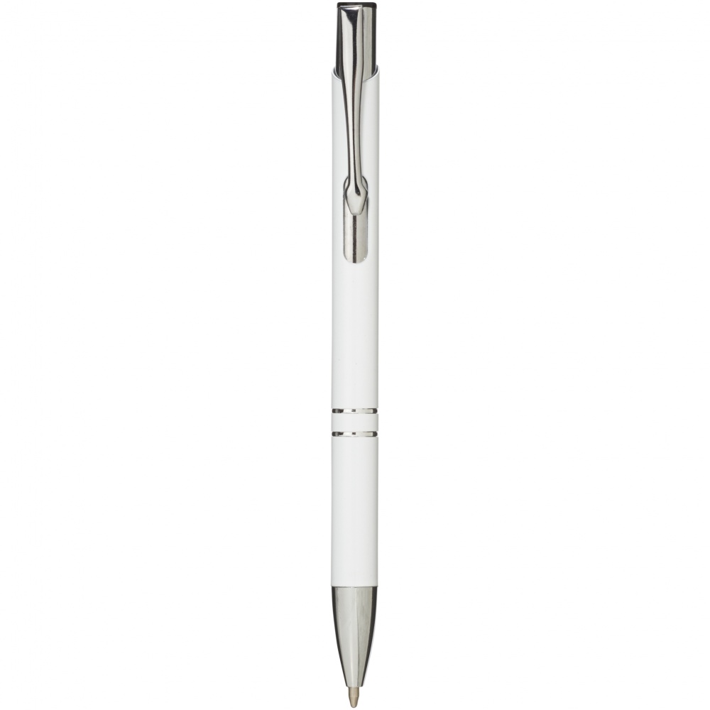 Logotrade promotional giveaway picture of: Moneta Ballpoint Pen, white