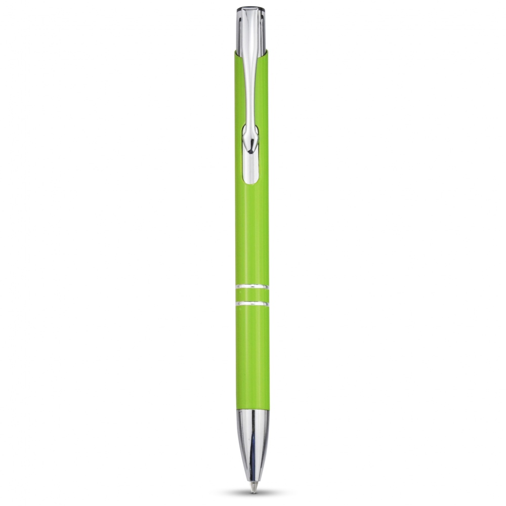 Logo trade advertising product photo of: Moneta Ballpoint Pen, Green