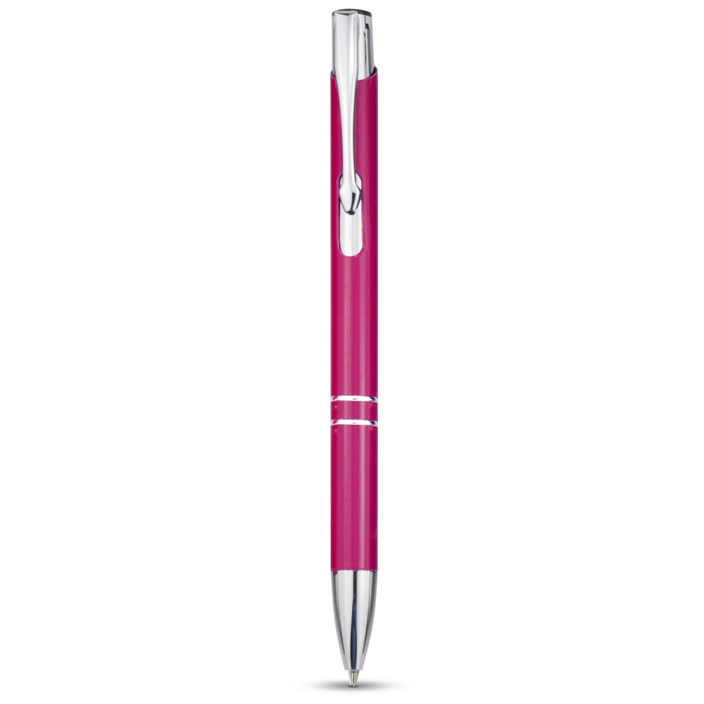 Logo trade promotional giveaway photo of: Moneta Ballpoint Pen, Magenta