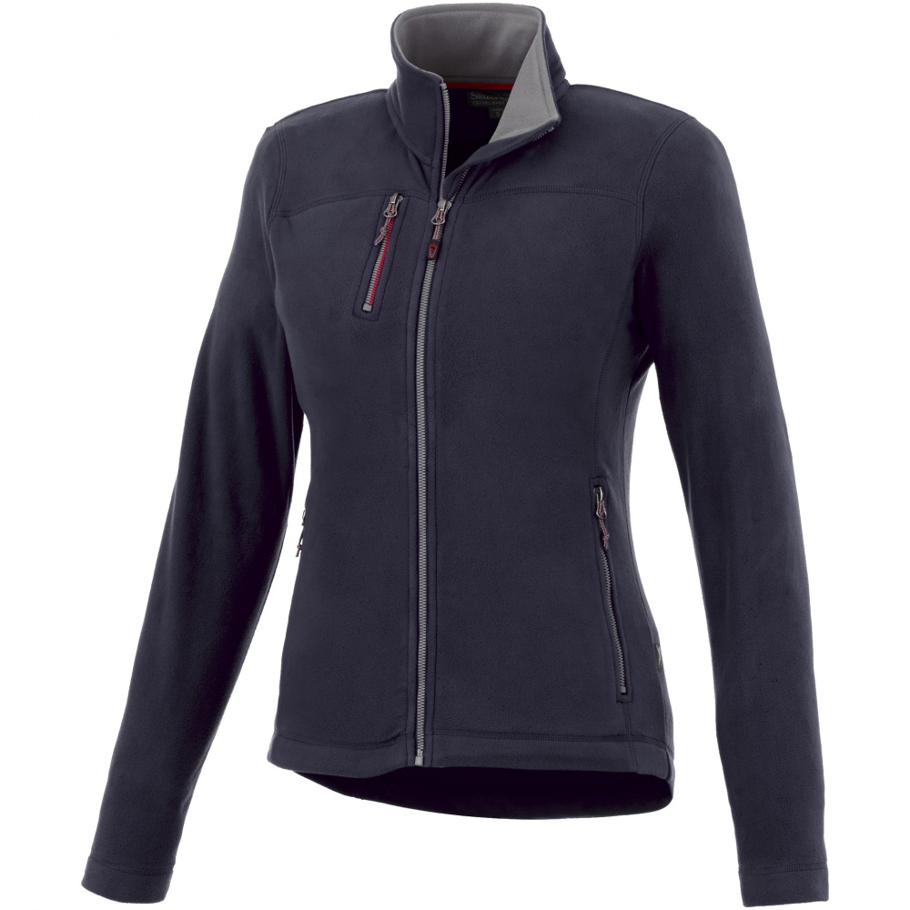 Logo trade promotional giveaway photo of: Pitch microfleece ladies jacket