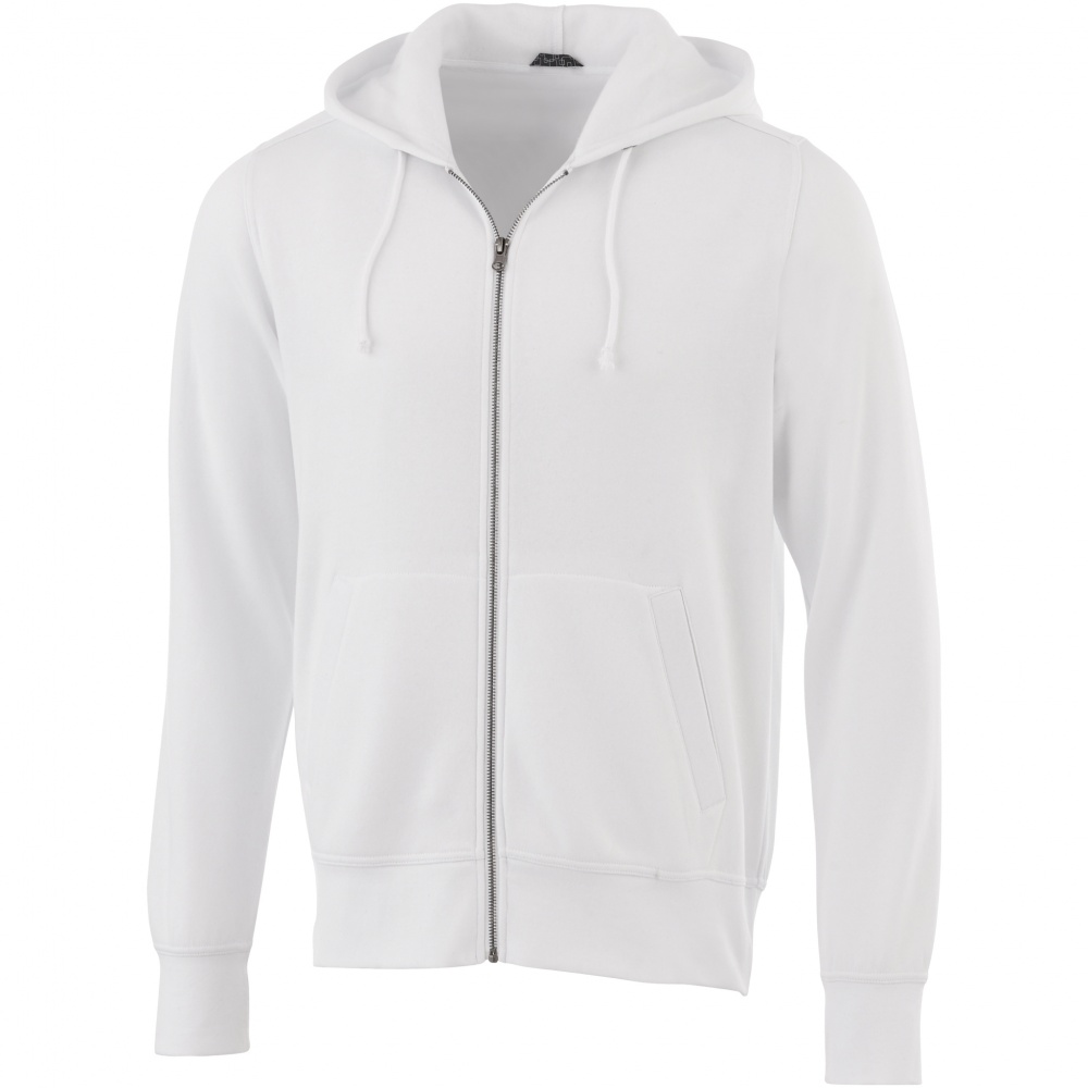 Logotrade promotional merchandise photo of: Cypress full zip hoodie, white