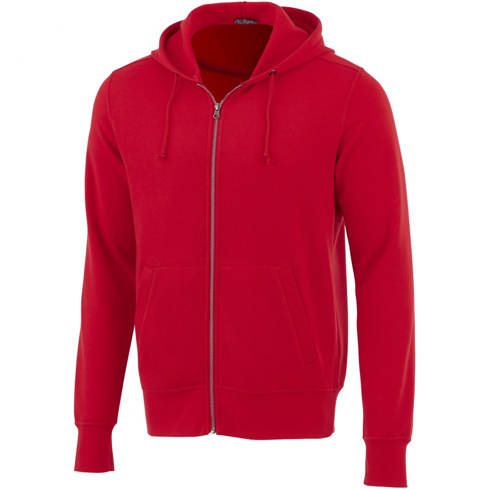 Logotrade promotional gift picture of: Cypress full zip hoodie, red