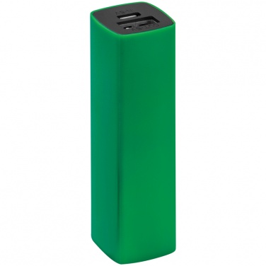 Logotrade promotional giveaways photo of: 2200 mAh Powerbank with case, Green