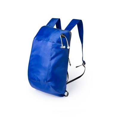 Logo trade promotional giveaways picture of: Foldable backpack, Blue