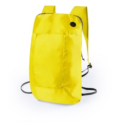 Logotrade promotional item image of: Foldable backpack, Yellow