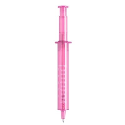 Logotrade promotional giveaway picture of: Ball pen "syringe", Pink