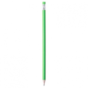 Logotrade promotional merchandise image of: Pencil with eraser, Green