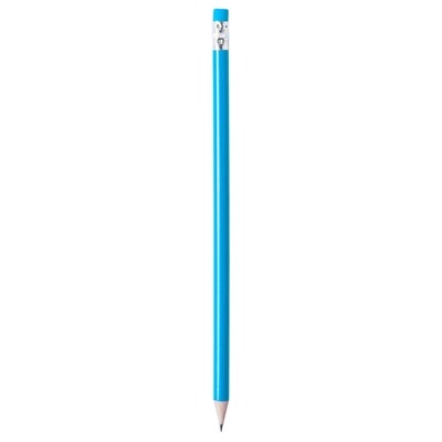 Logotrade promotional merchandise picture of: Pencil with eraser, Blue