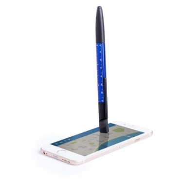 Logo trade promotional gift photo of: Multifunctional tool, ball pen, screen cleaner, ruler, phone stand, touch pen, screwdrivers