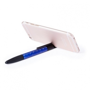 Logo trade promotional merchandise photo of: Multifunctional tool, ball pen, screen cleaner, ruler, phone stand, touch pen, screwdrivers