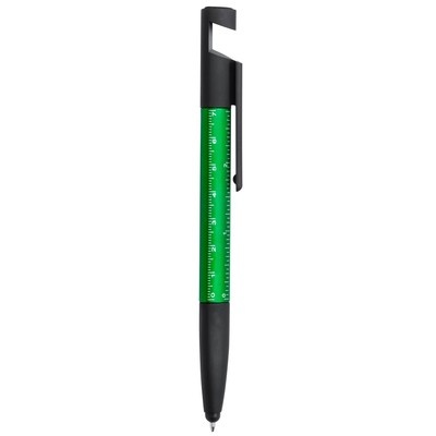 Logo trade corporate gifts picture of: Multifunctional tool, ball pen, screen cleaner, ruler, phone stand, touch pen, screwdrivers